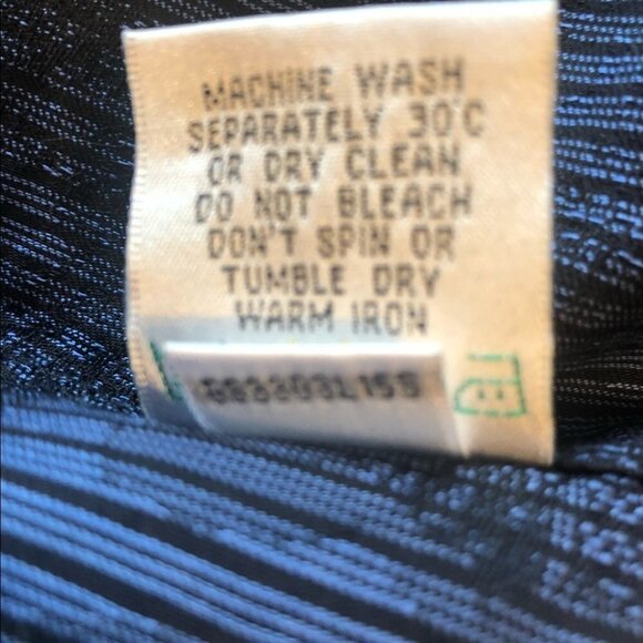 BUGATCHI Mens Lg Dress  Shirt Navy/Black - Picture 7 of 10